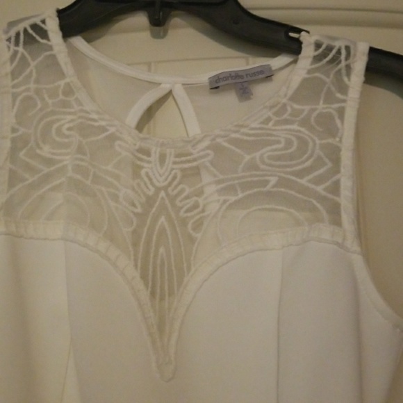 White peplum shirt - Picture 2 of 3